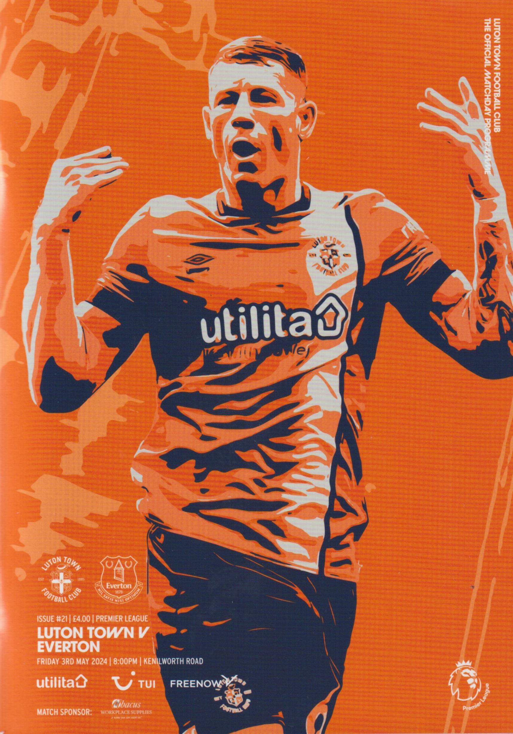 LUTON TOWN v EVERTON 2023/24